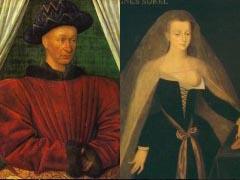 Карл VII Французкий и Агнесса Сорель