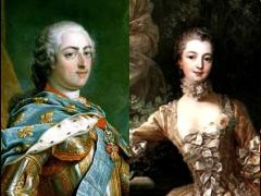 Людовик XV и маркиза де Помпадур